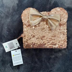 Brand new rose gold disney wallet